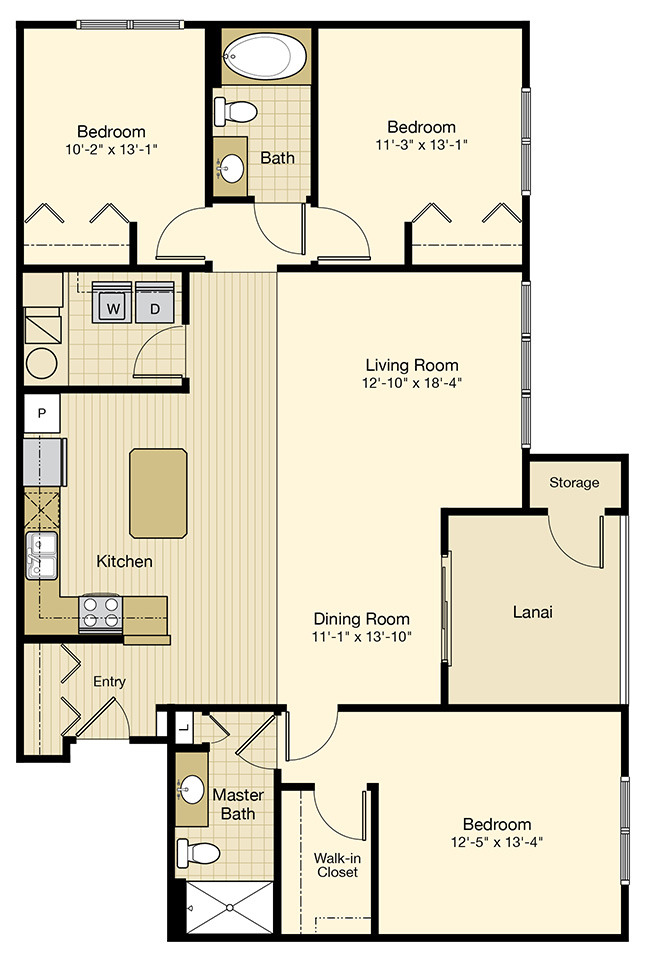 Floor Plan Detail Blue Heron Creek Bradenton FL